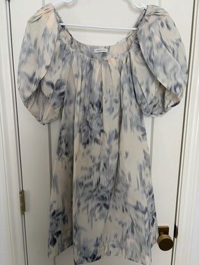 Rebecca Taylor Cocktail Blue & White Dress